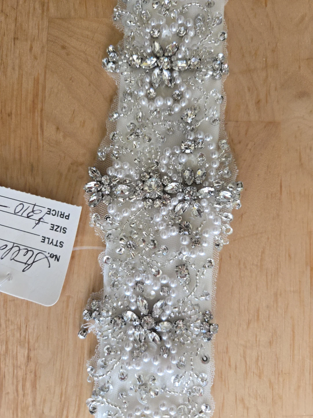 Embellished Bridal Sash - photo 2