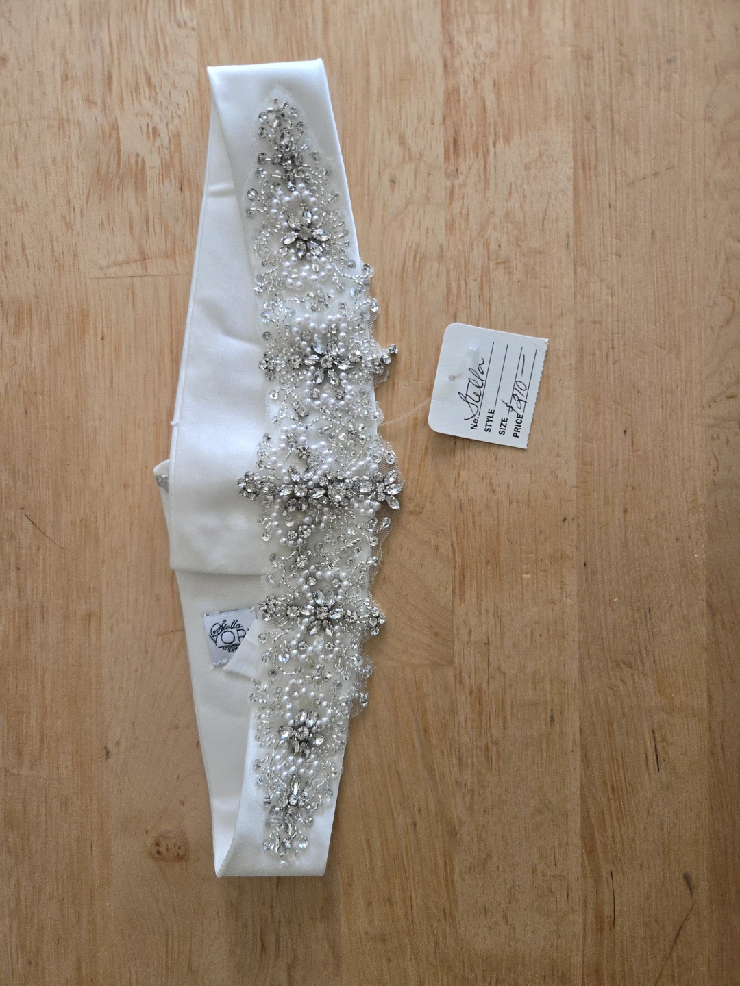Embellished Bridal Sash - photo 3