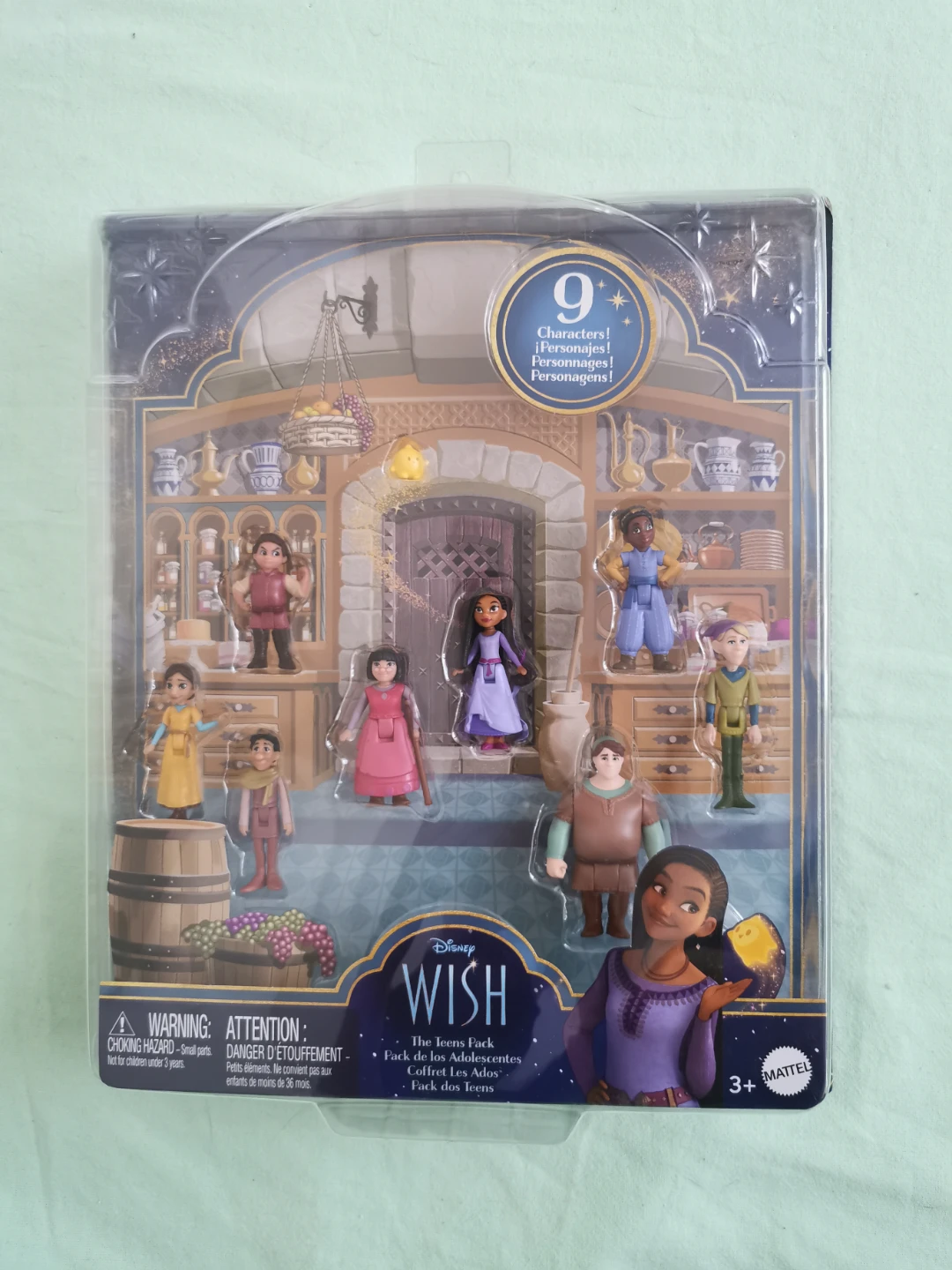 Disney Wish The Teens Pack 9 Characters Action Figures