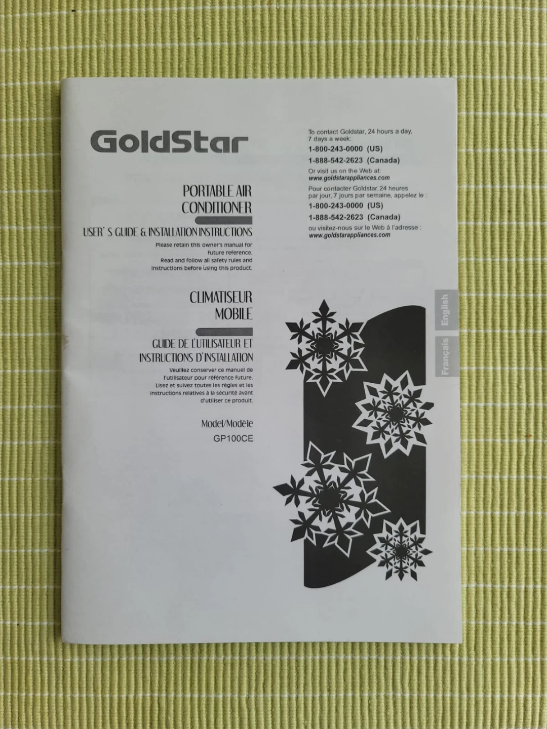 GoldStar GP100CE Portable Air Conditioner - photo 4