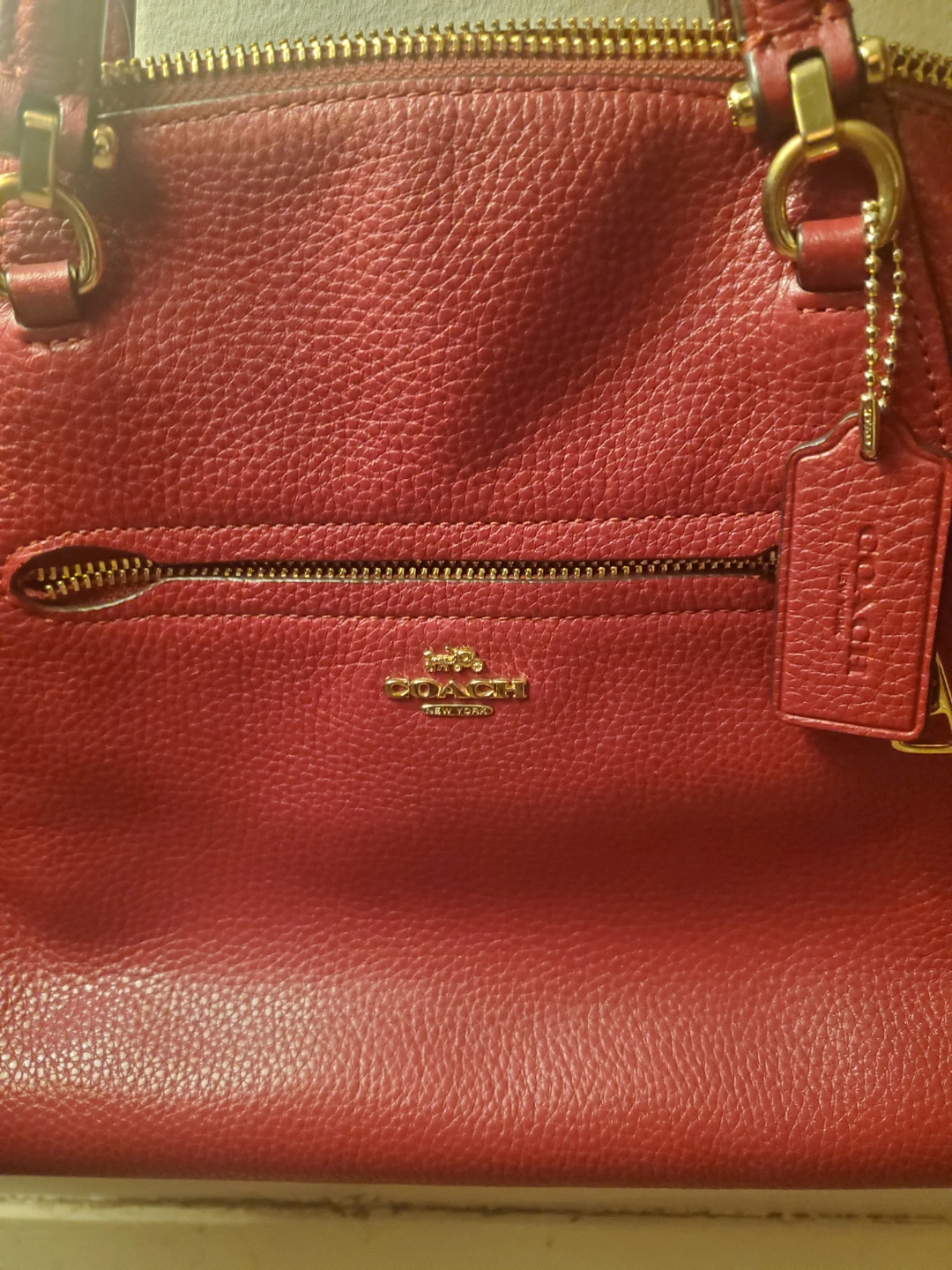Coach Red Leather Handbag - photo 2