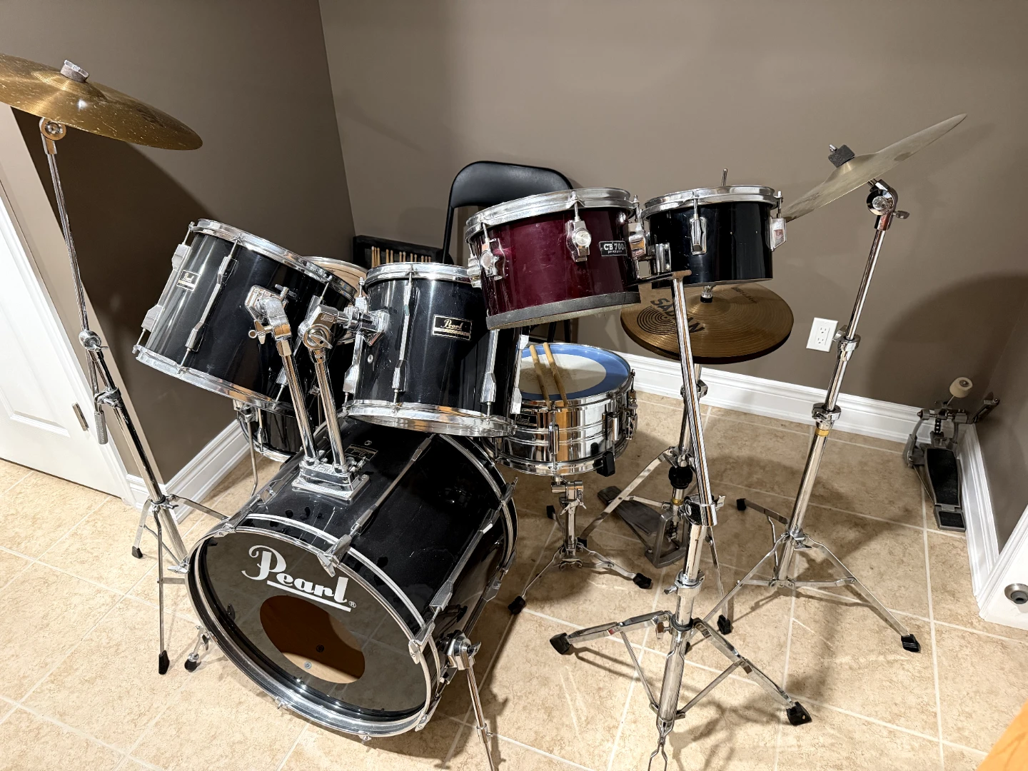Pearl Export drum kit - photo 3