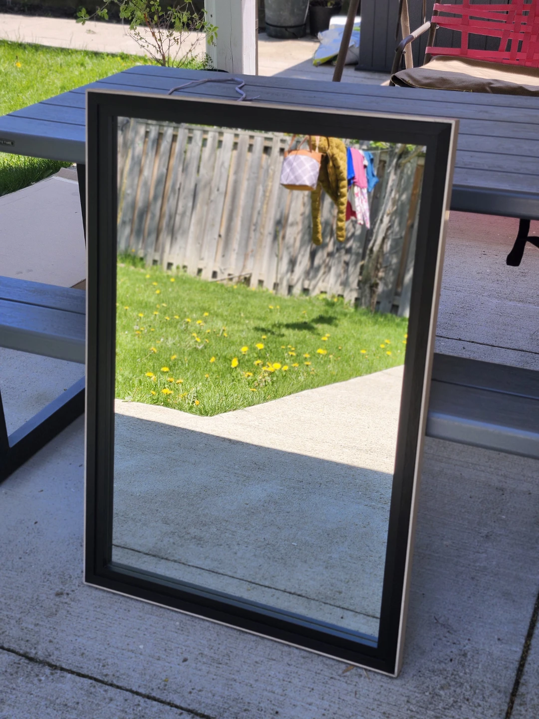 Black brown Framed Mirror - photo 2