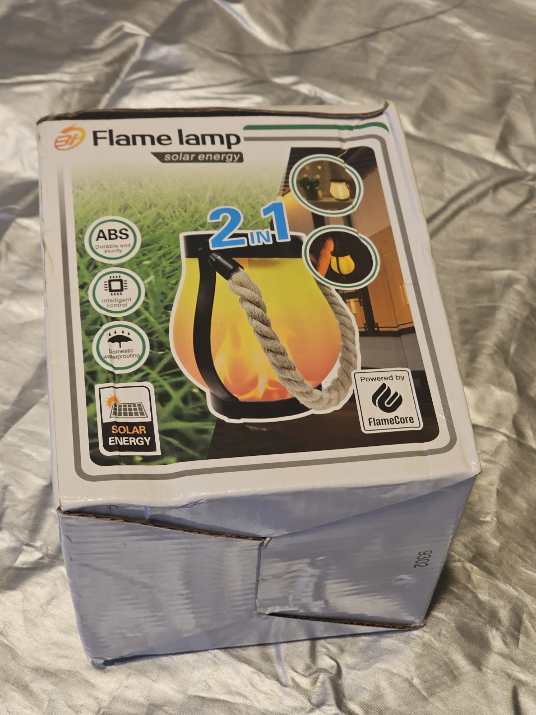 Flame Lamp Solar Energy Courtyard Light