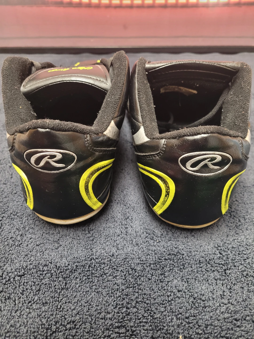 Rawlings Black & Yellow Baseball Cleats Size 9 - photo 3