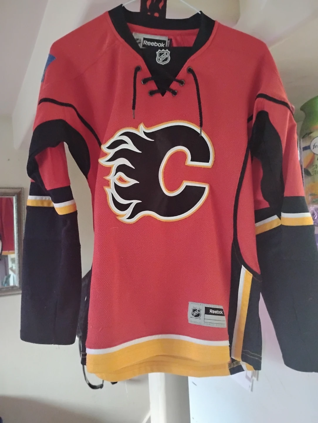 Calgary Flames Reebok Hockey Jersey