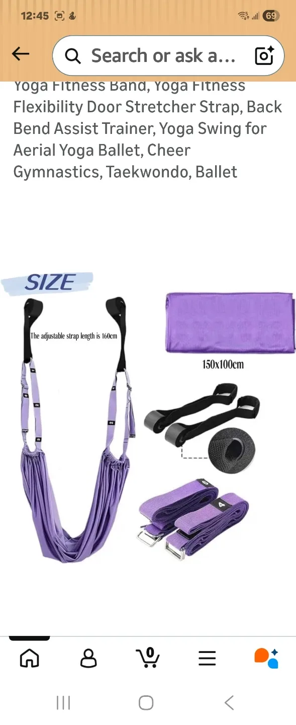 Goxtaca Adjustable Leg Stretching Strap - photo 2