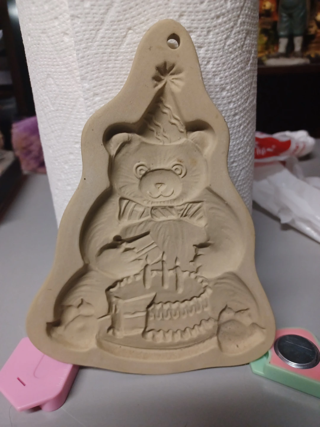 Set of 6 Pampered Chef Clay Cookie Molds - photo 4