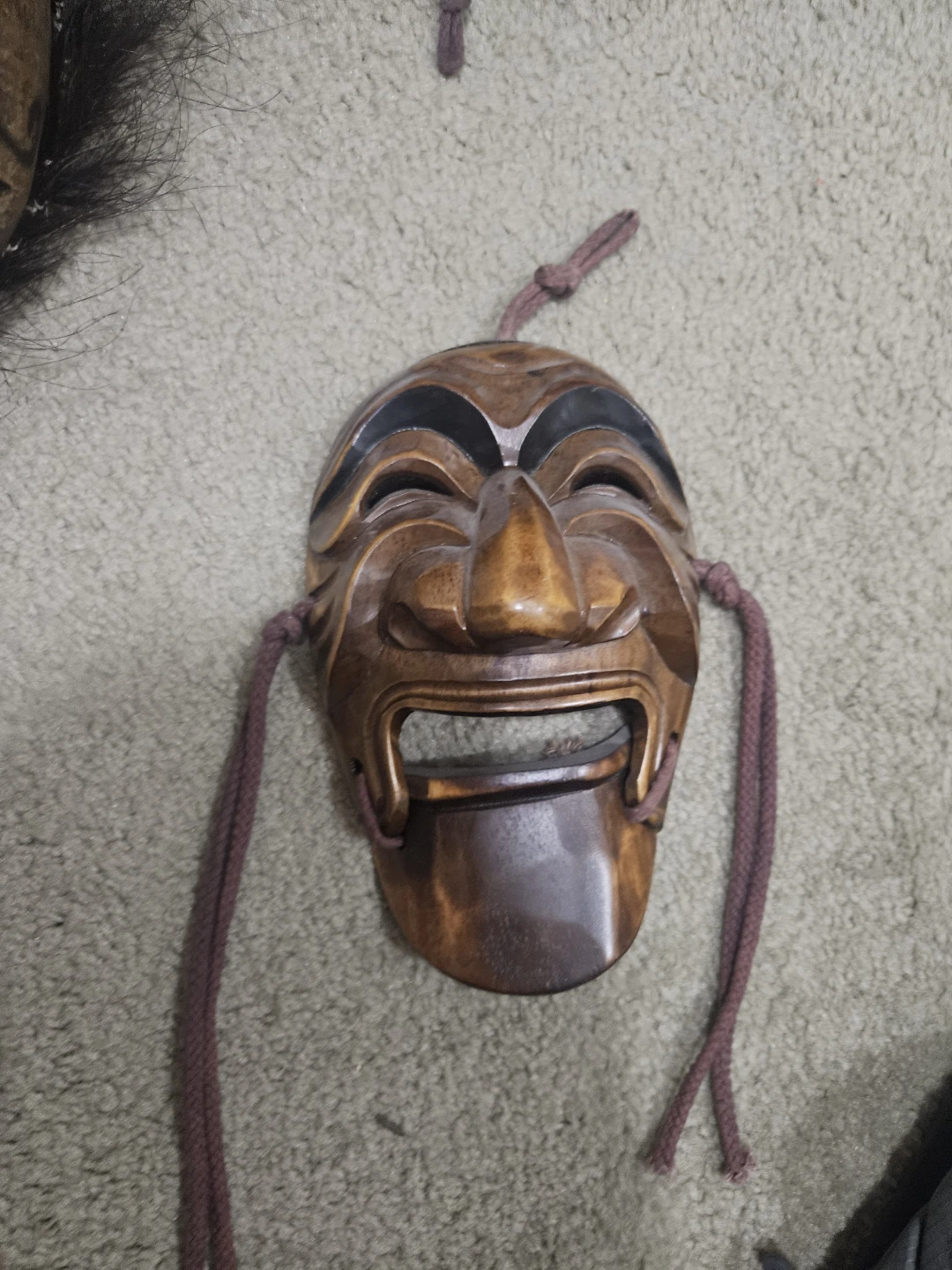 Wooden Mask Decoration