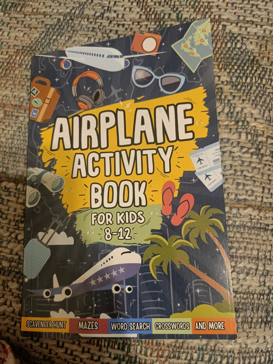 Airplane Activity Book for Kids Ages 8-12
