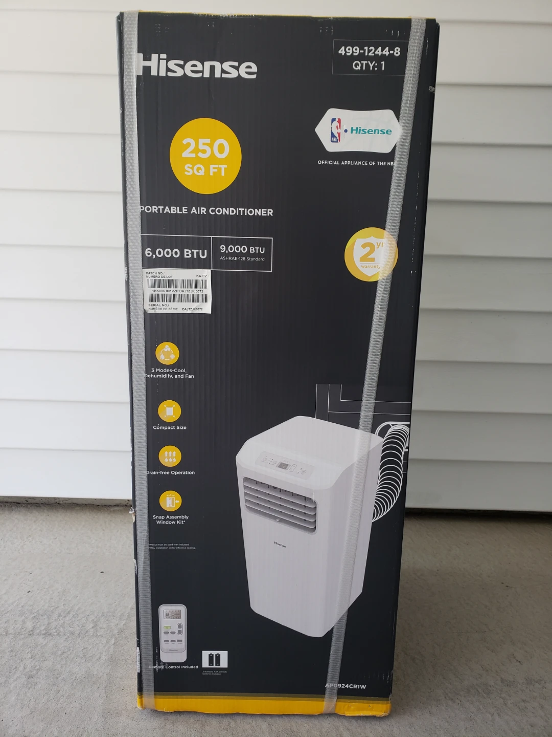 Hisense brand new 3-mode Portable Air Conditioner 6,000 BTU - photo 2