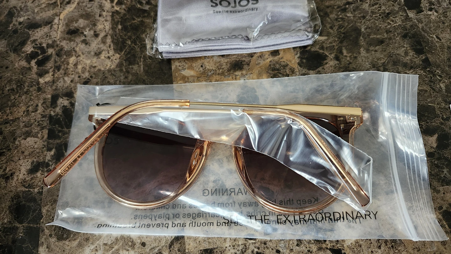 SOJOS Oversized Round Sunglasses - photo 3