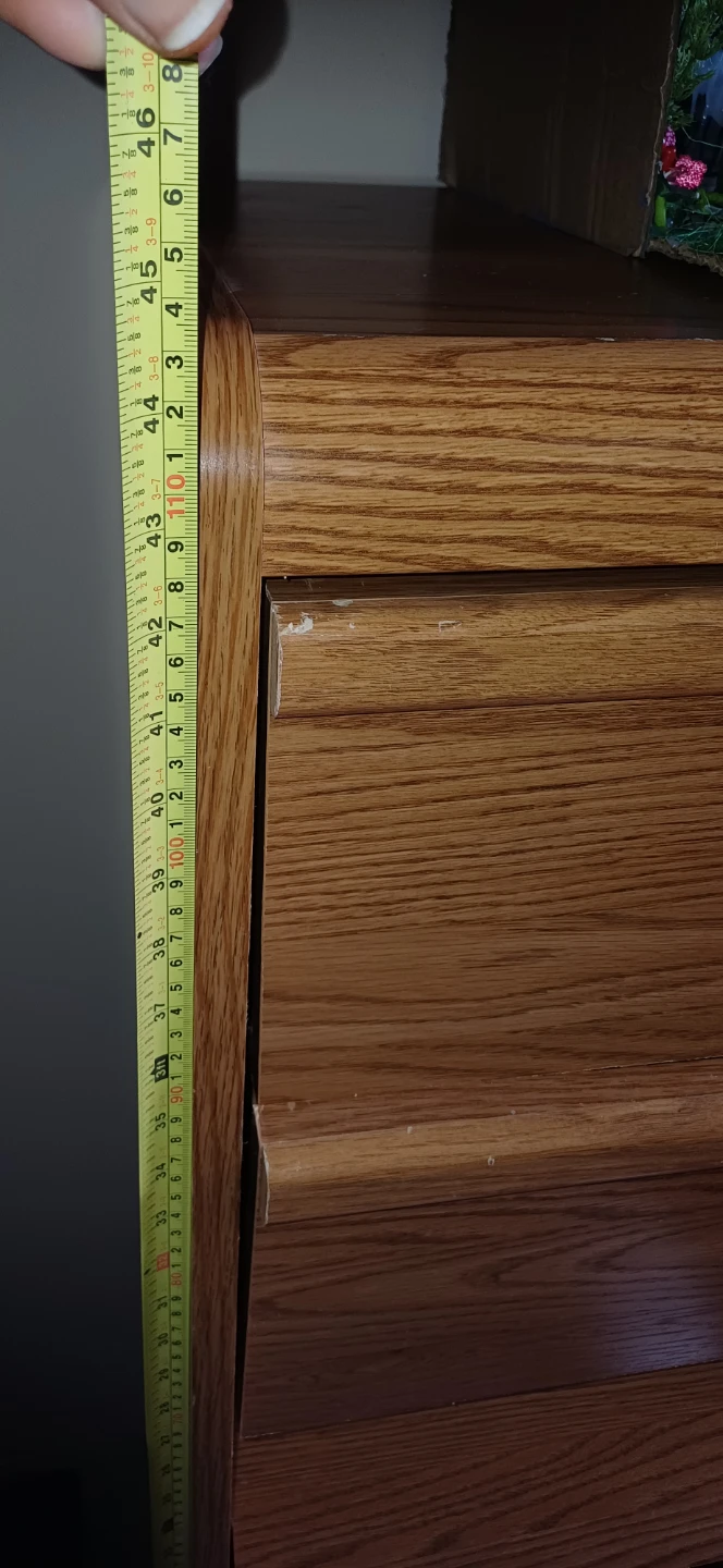 Oak Finish 4-Drawer Dresser - photo 5