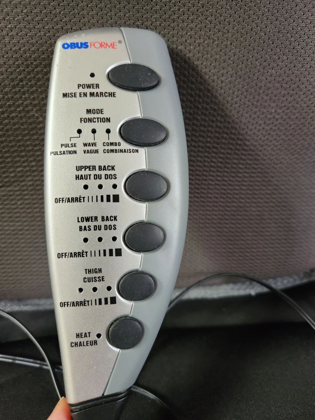 Obusforme Comfort Massage Cushion with Heat - photo 2