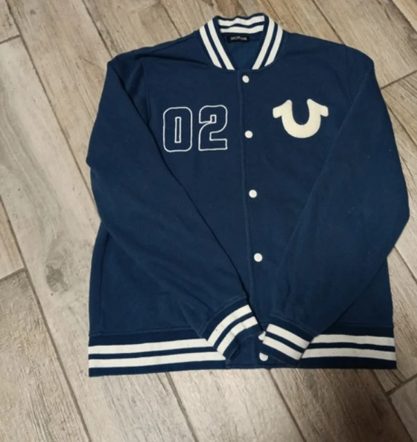 True Religion Brand Jeans Varsity Jacket