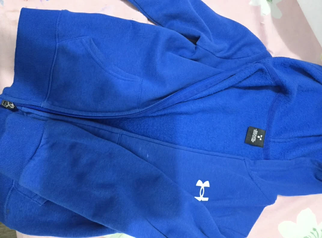 Under Armour Blue Zip-Up Hoodie