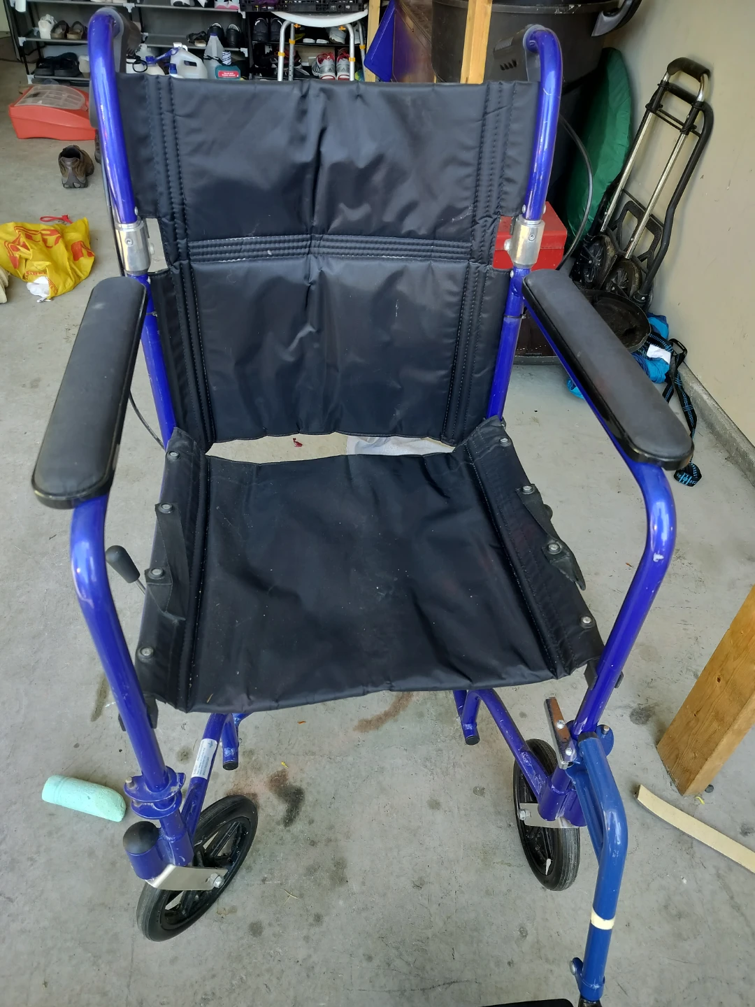 Medline Transport Wheelchair - Blue - photo 4