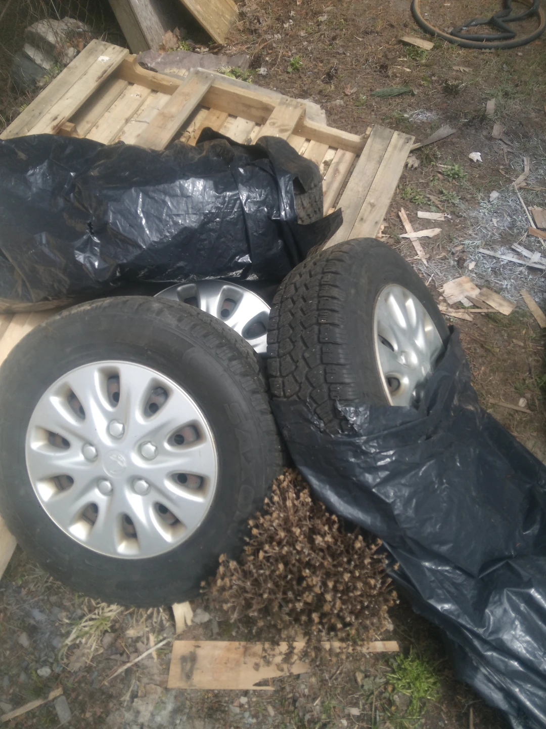 Set of 4 Winter Tires with Rims