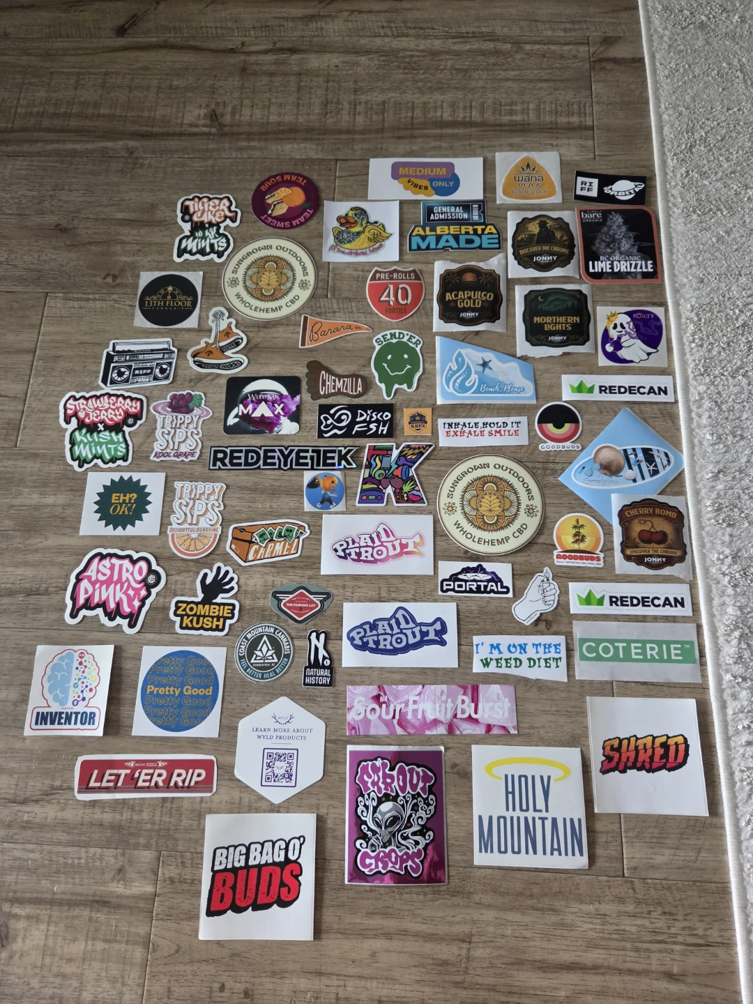 Assorted Stickers - Various Brands