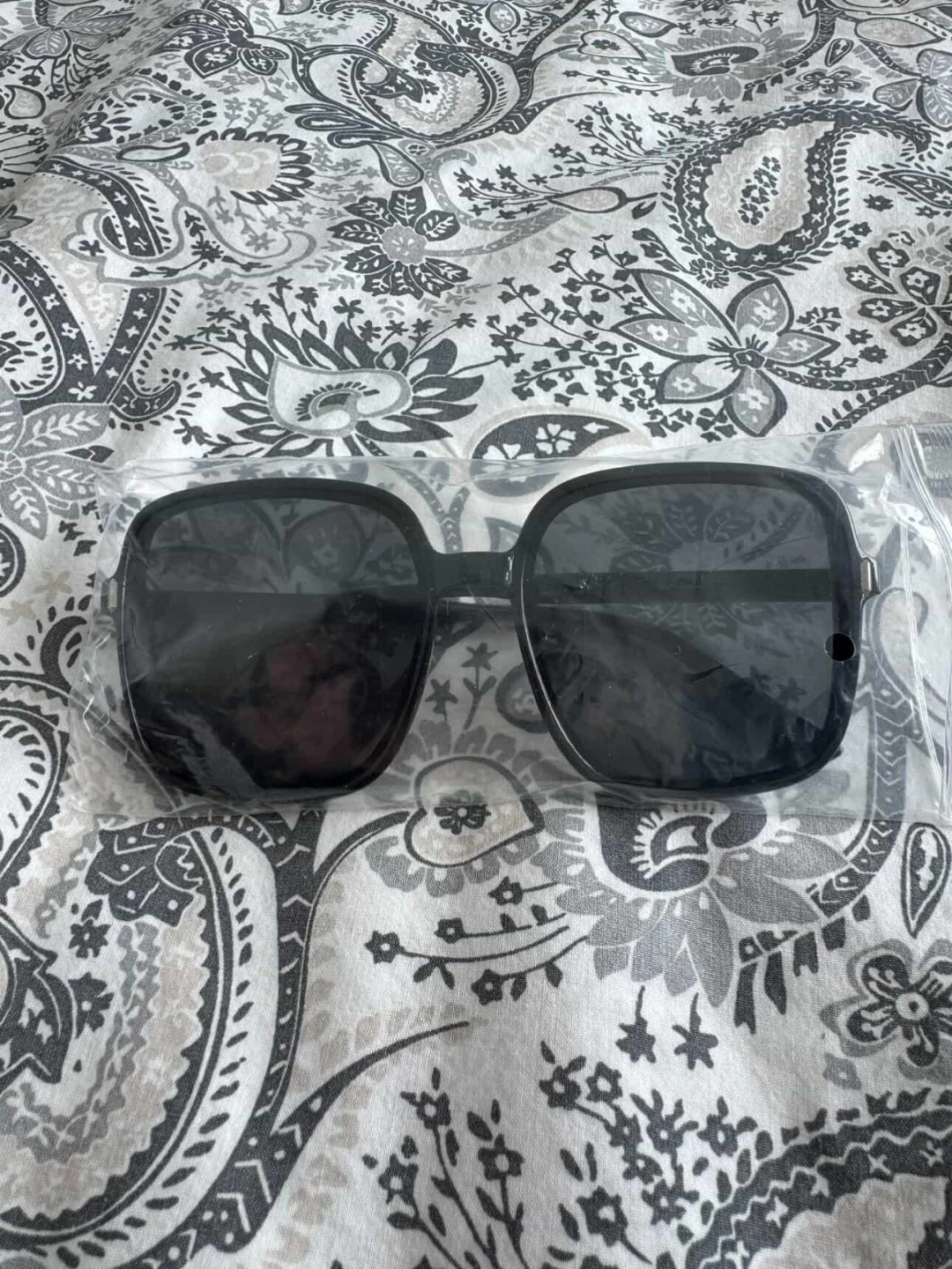 Black Square Frame Sunglasses