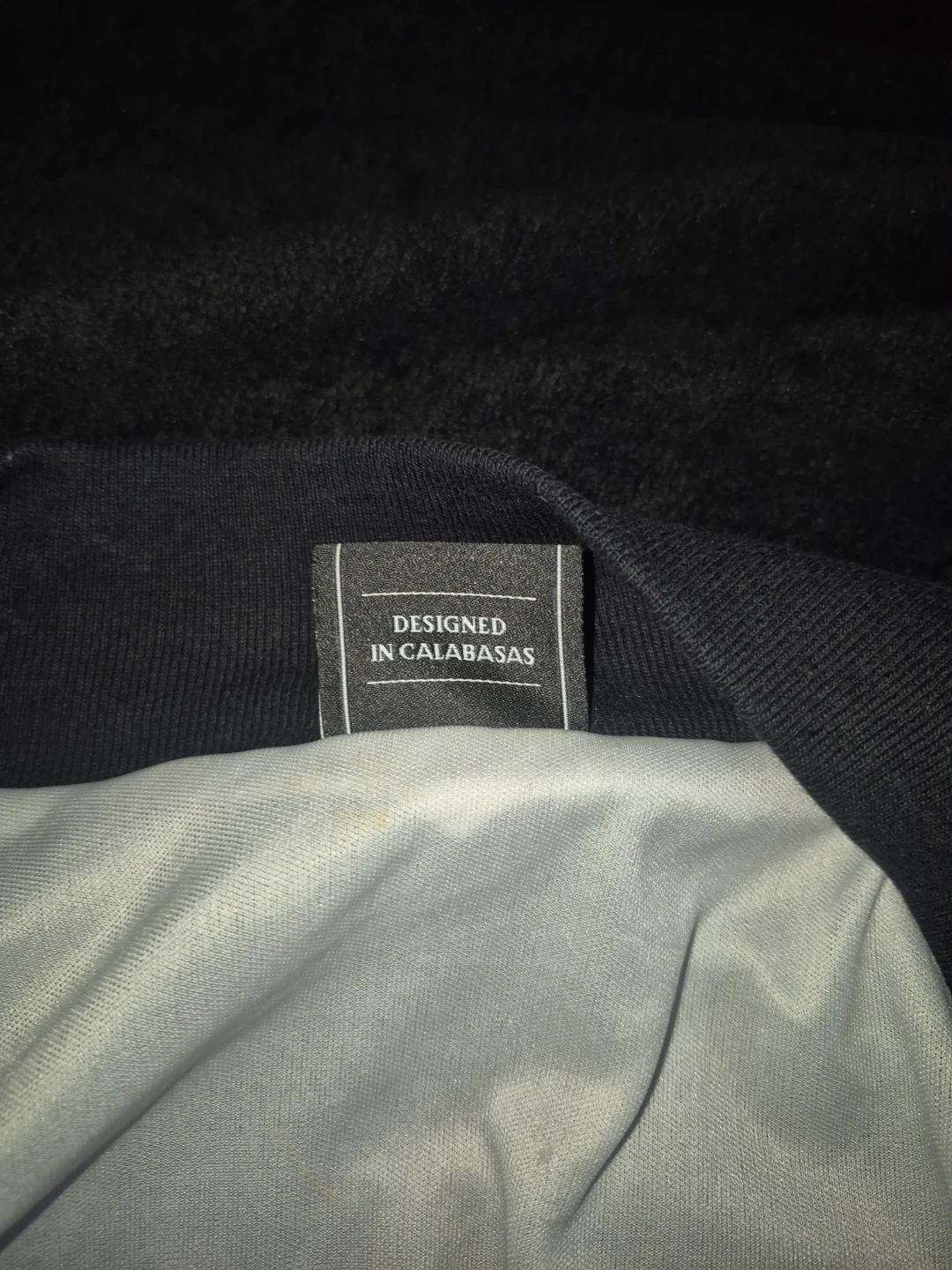 Kylie Black Bomber Jacket with Lip Design Size M - photo 2