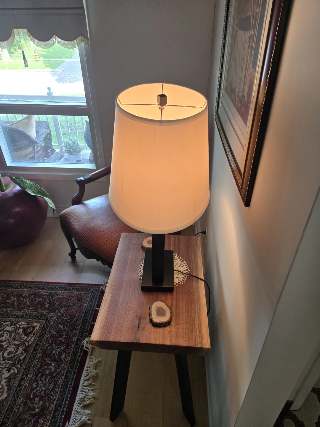 Pair ( Two) Black Modern Table Lamps.$45 For Two Lamps. - photo 4