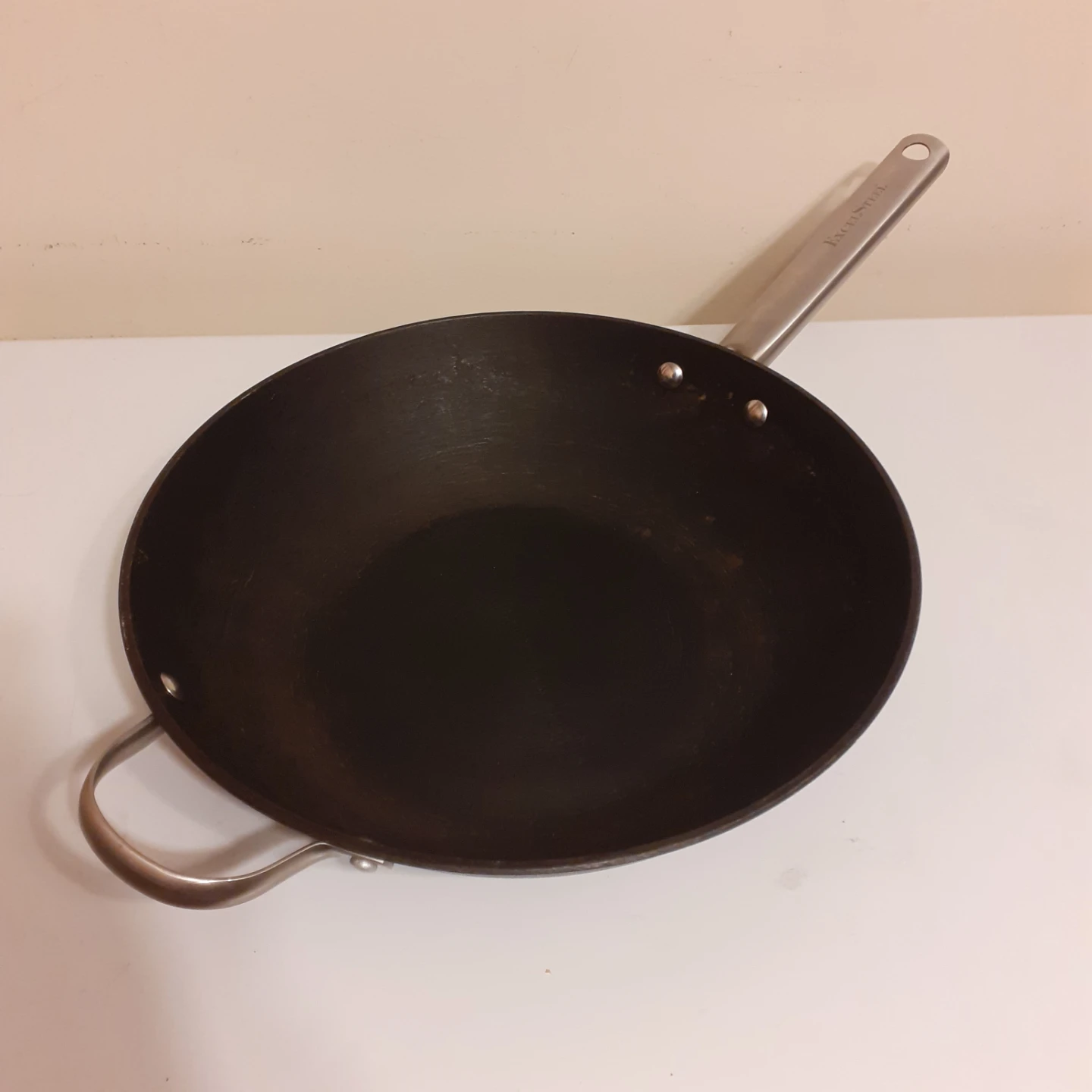 Excel Steel Wok Pan (see photos for measurements)