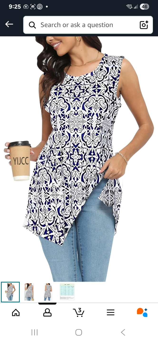 Women's Sleeveless Tunic Top 3XL - photo 4