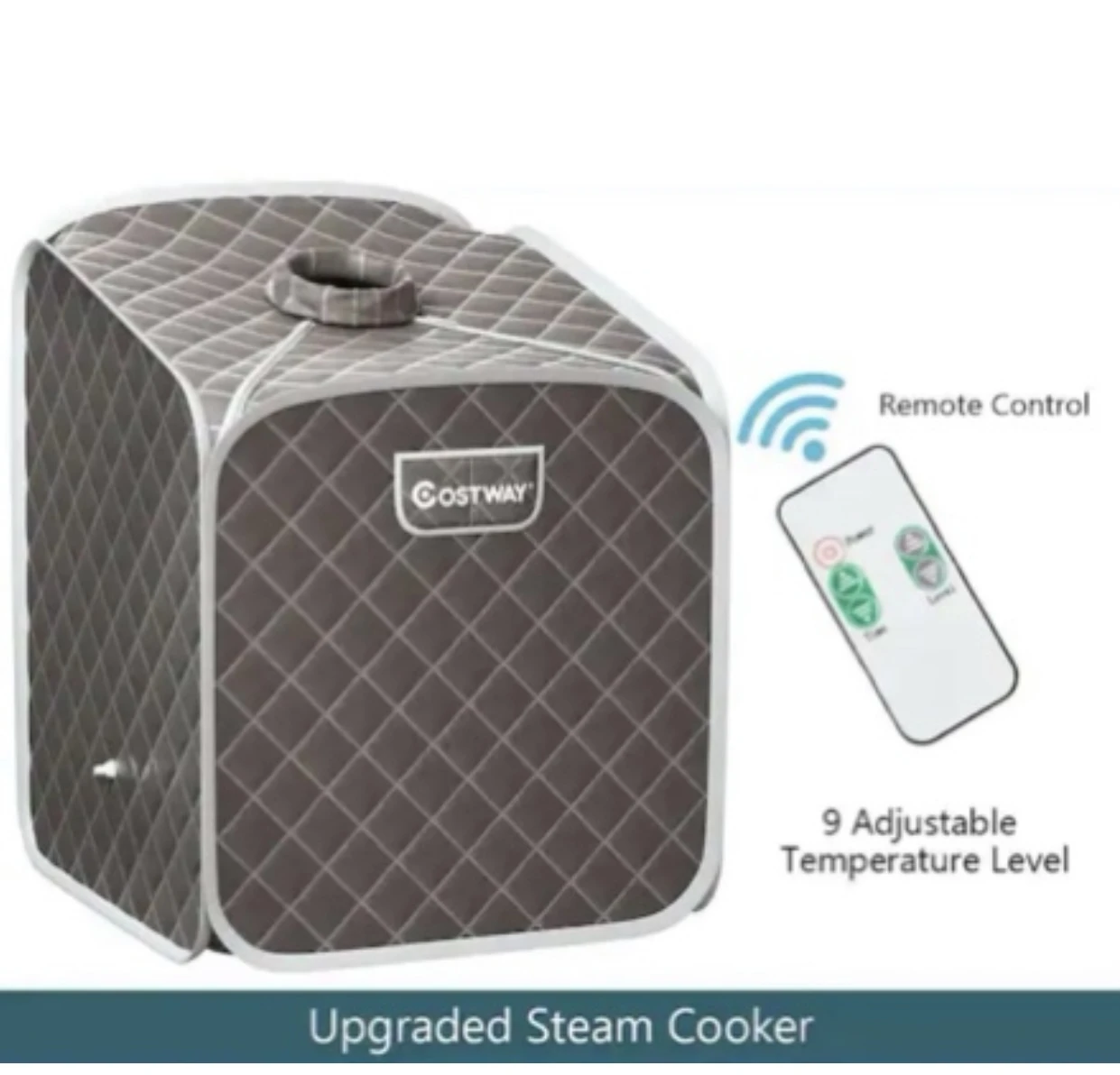 COSTWAY Portable Steam Sauna Tent - photo 4