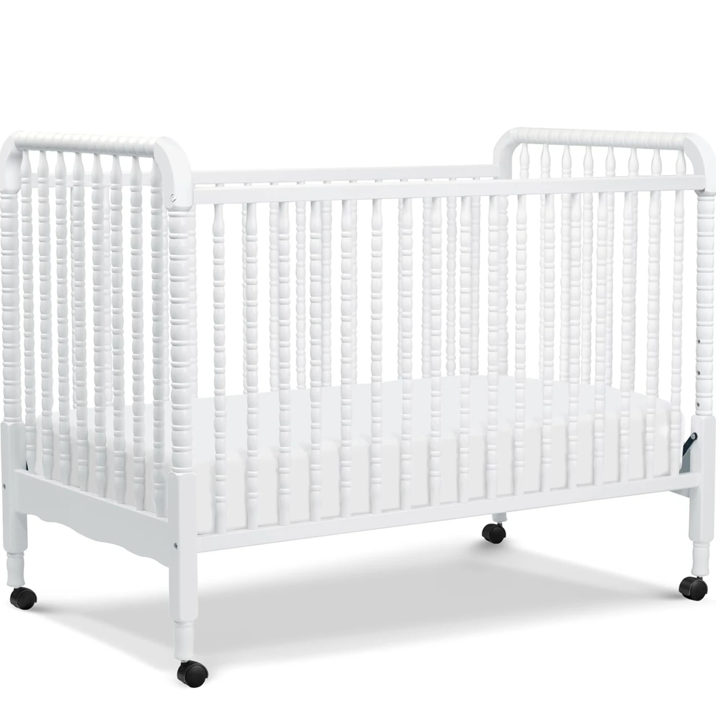 White Baby Crib With Toddler attachment - photo 2