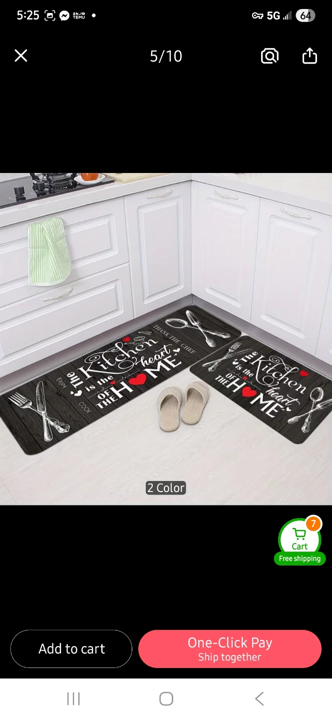 NEW Set of 2 Kitchen Mats - photo 3