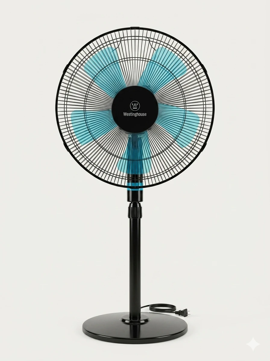 Westinghouse Pedestal Fan - Black