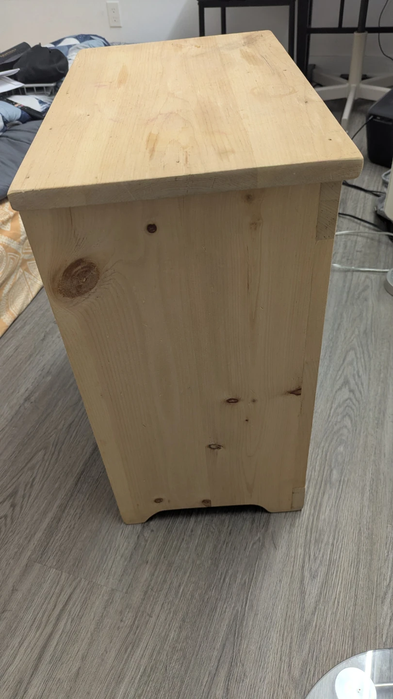 Pine Wood Storage Cabinet - photo 2