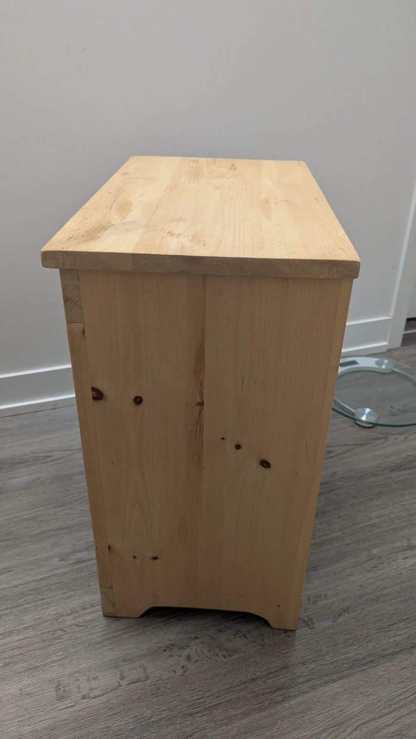 Pine Wood Storage Cabinet - photo 4