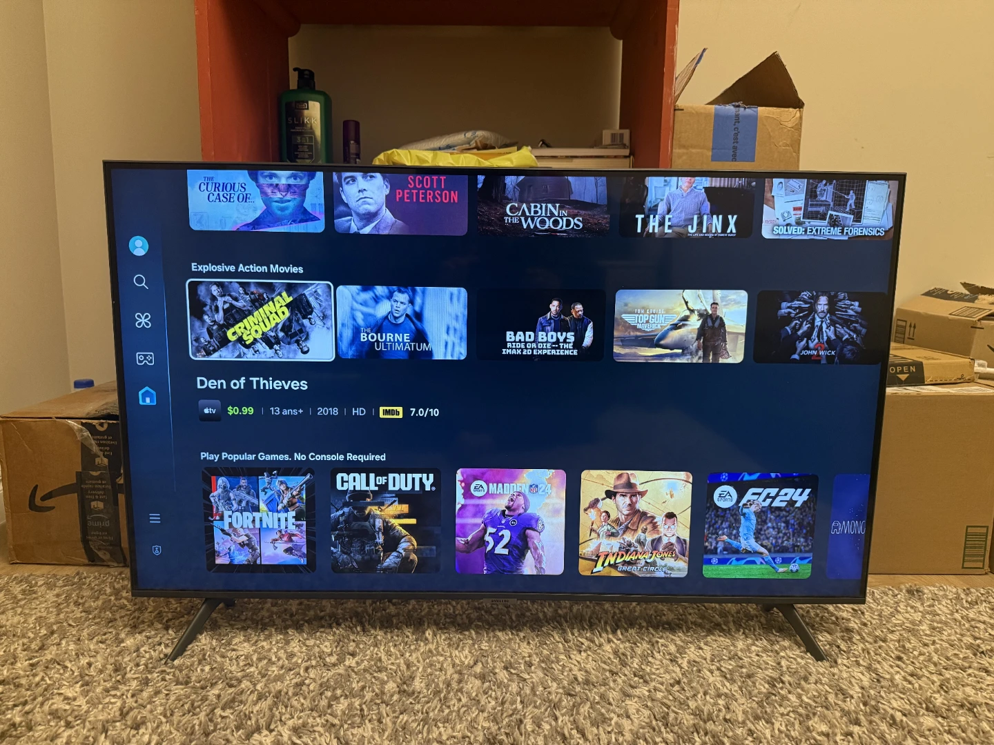 55 Inch Samsung Smart 4K TV
