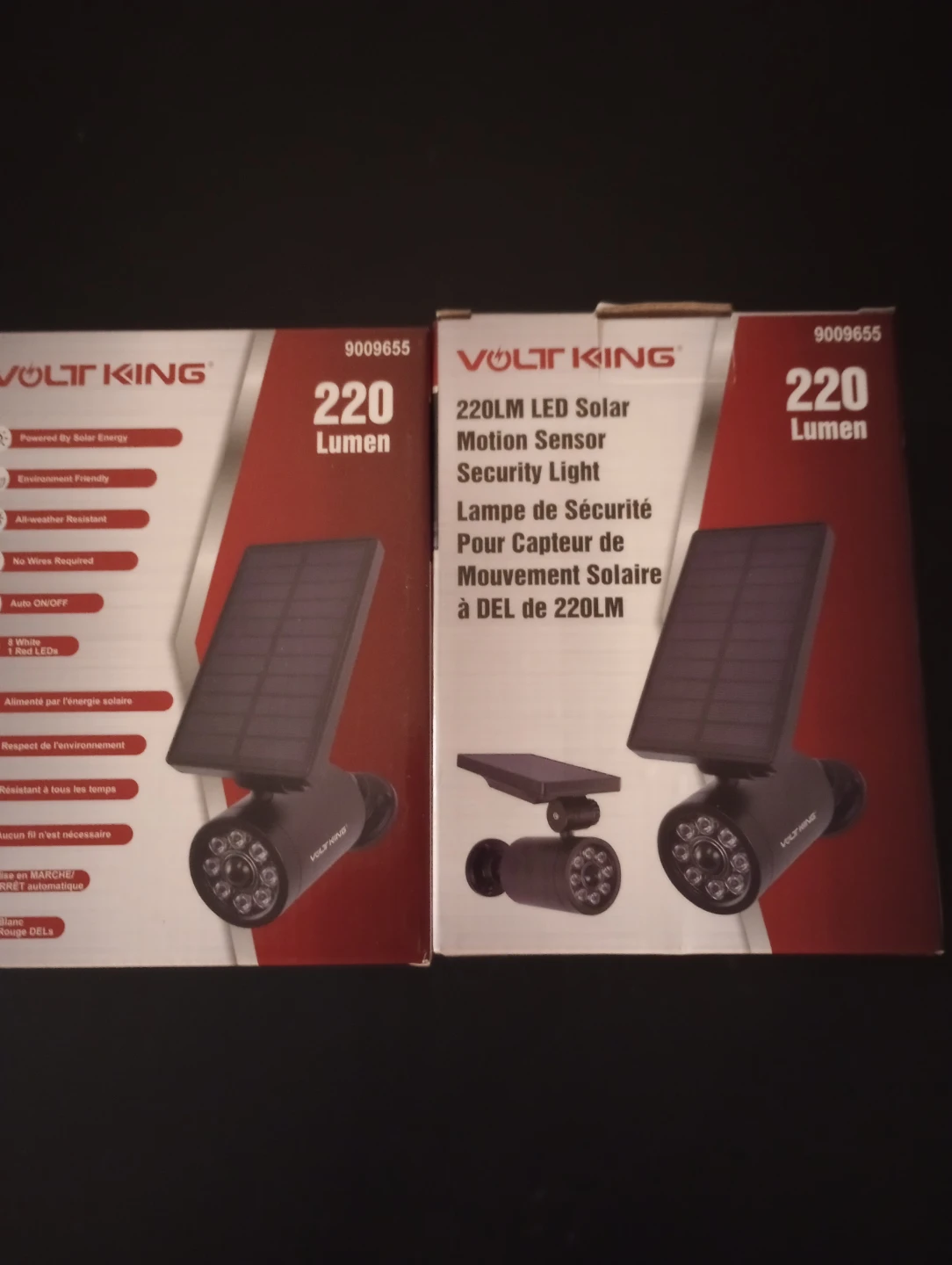 Volt King 220 Lumen LED Solar Motion Security Light - photo 3