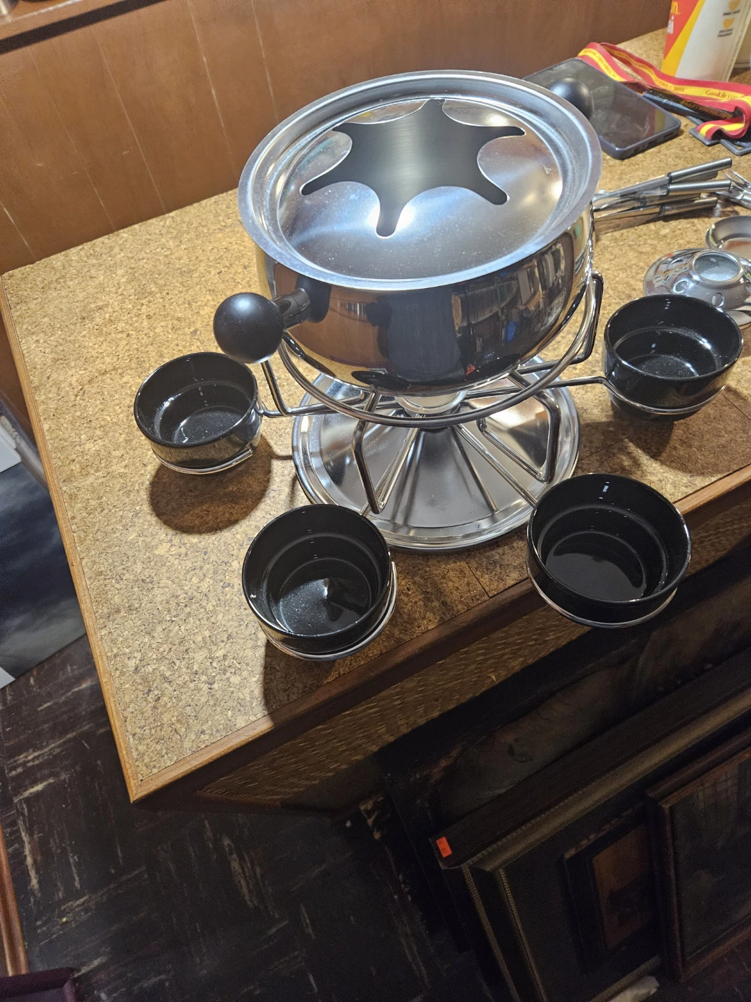 Fondue Set with 6 Bowls and Utensils - photo 3