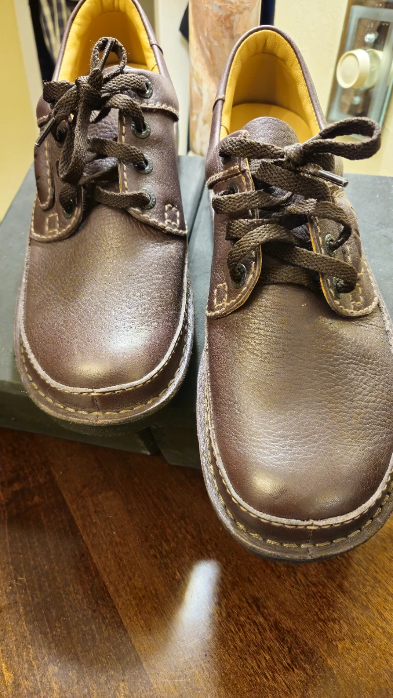 Clarks Men's Brown Leather Lace-Up Shoes