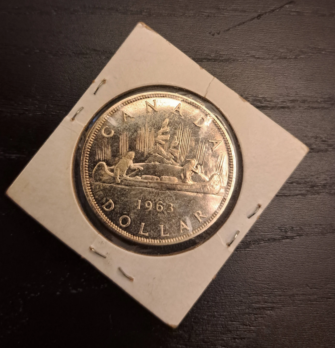 1963 Canadian silver Dollar Coin