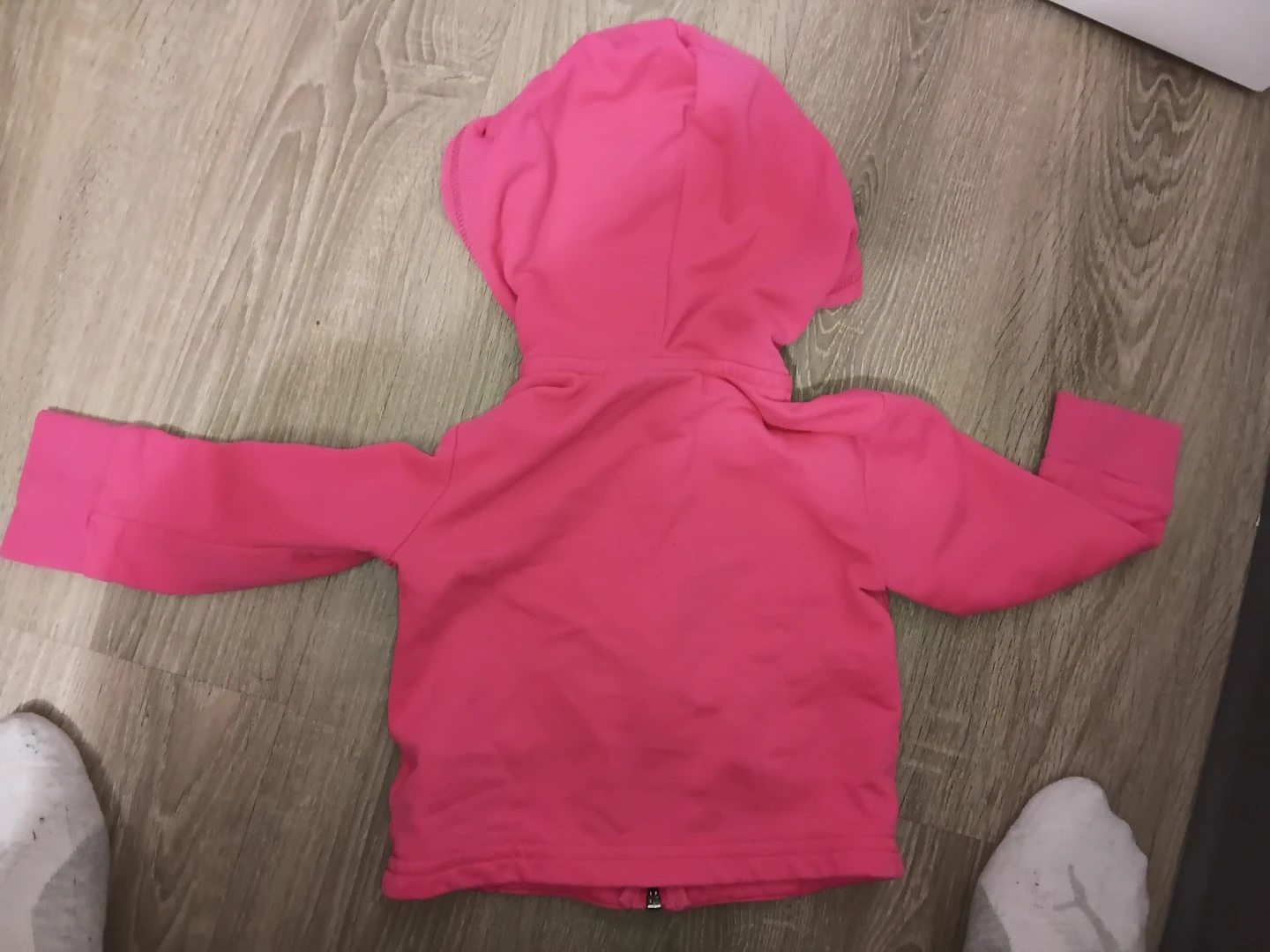 Puma Baby Girl's Pink Zip-Up Hoodie - photo 2