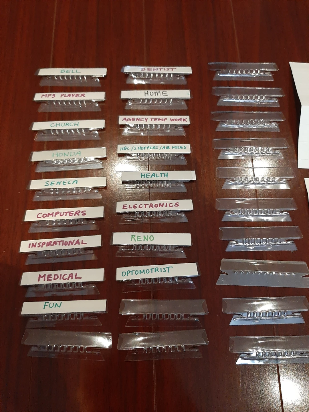 Bundle of Hanging File Folder Tabs - photo 2