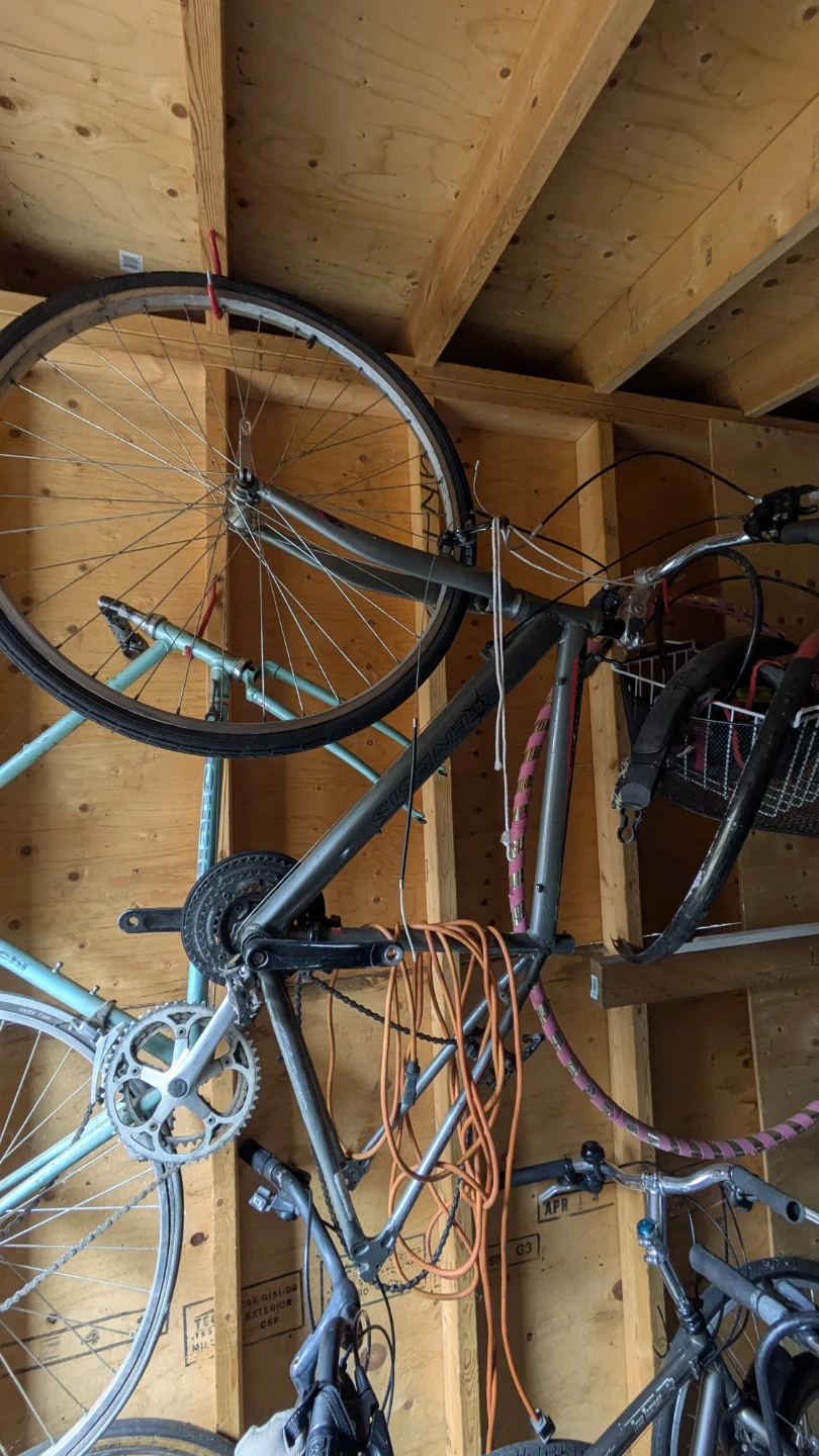Genesis Bicycle frame with front wheel (bike)