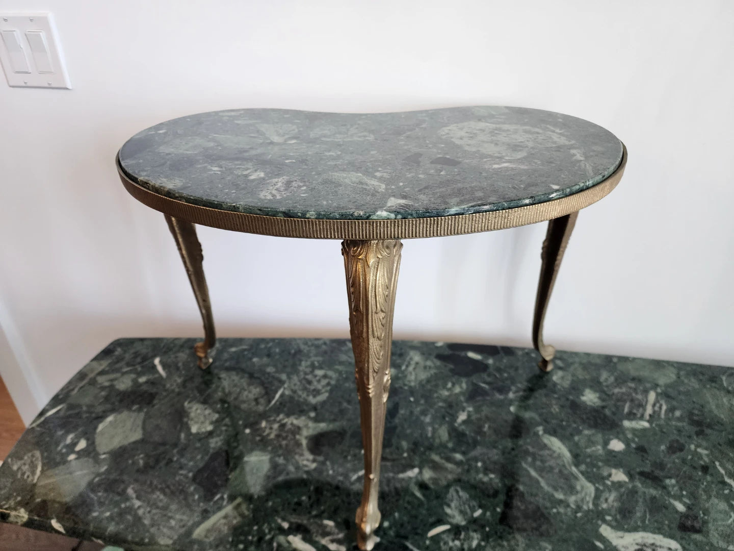 Marble Pedestal Table and stand - photo 2