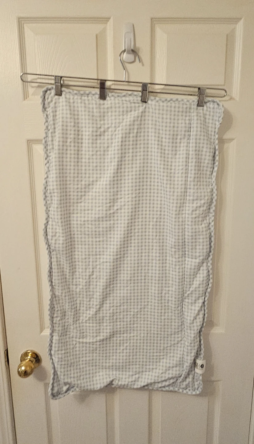 2 Shabby Chic King Size Quilted Floral Pillow Shams - photo 4