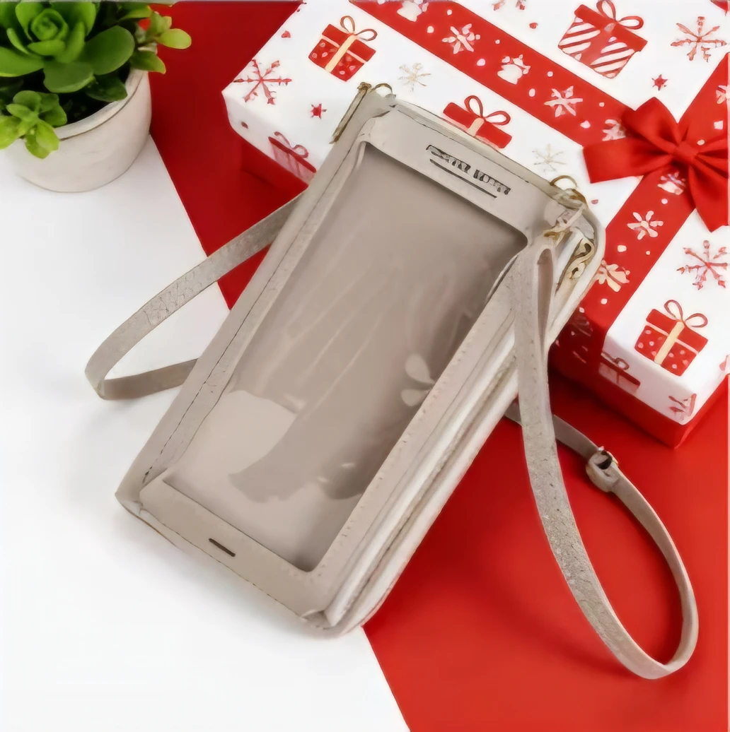 Grey Phone Bag Wallet Crossbody Purse. *Brand New* - photo 2
