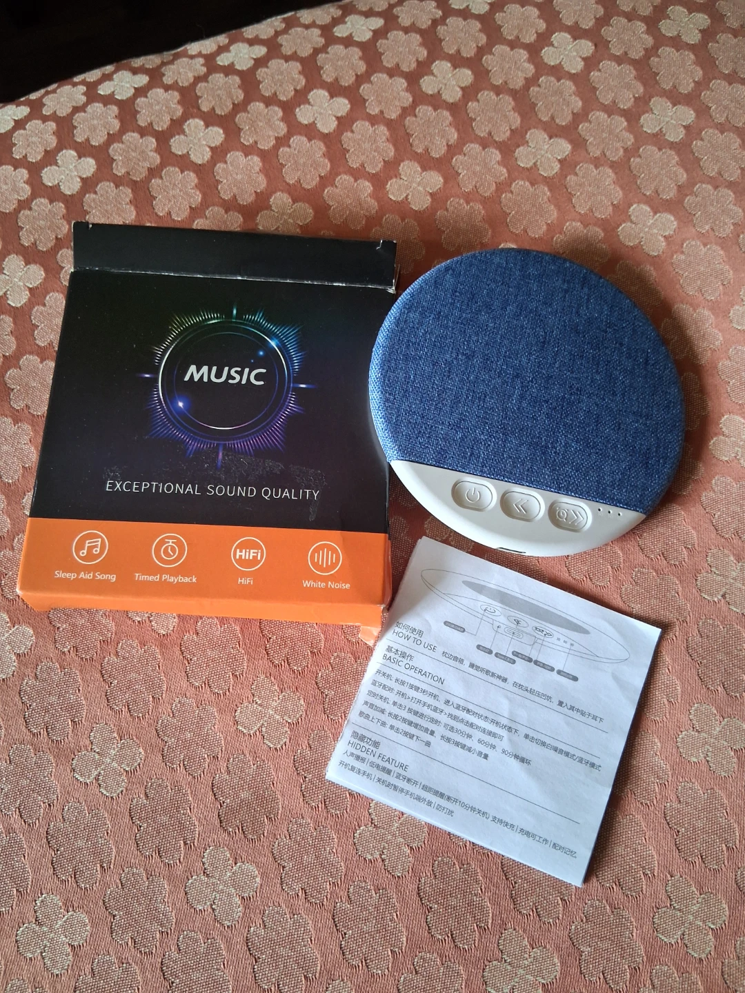 Bluetooth Pillow Top Disc Speaker
