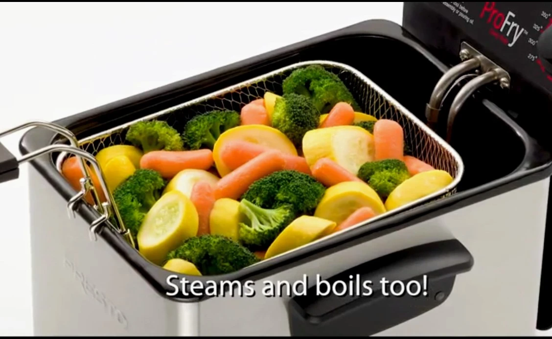 Presto ProFry Stainless Steel Immersion Element Deep Fryer - photo 4