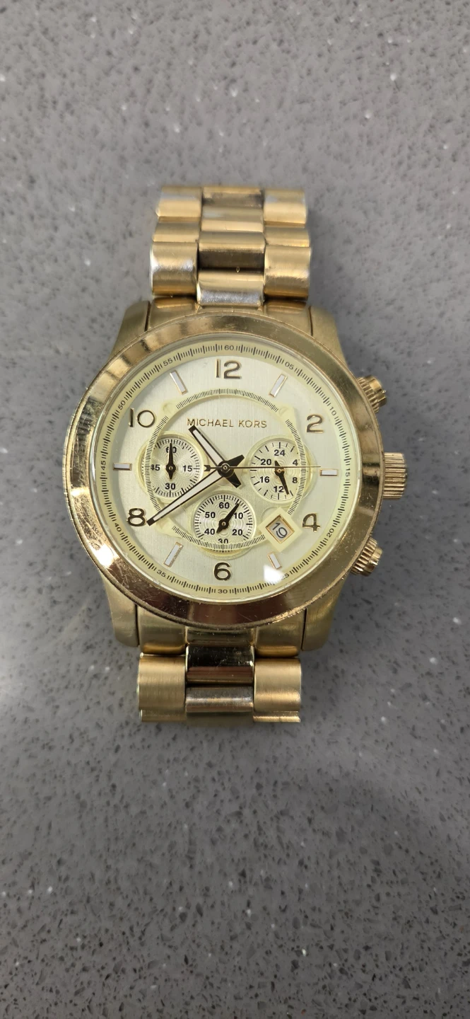 Michael Kors Gold Chronograph Watch