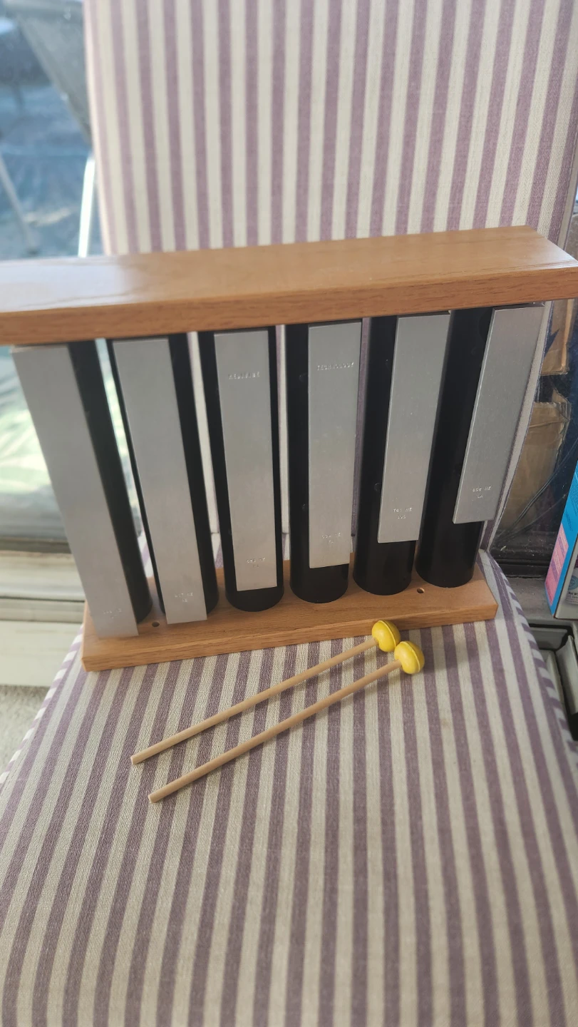 SomaEnergetics Wood and Metal Chime Set with Mallets