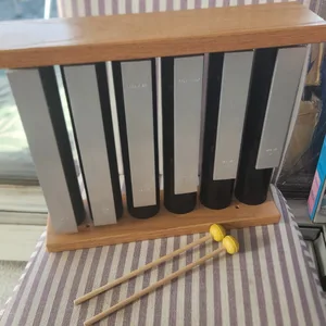 SomaEnergetics Wood and Metal Chime Set with Mallets